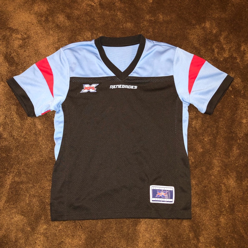 XFL Dallas Renegades Mesh Football Jersey  youth L adult S